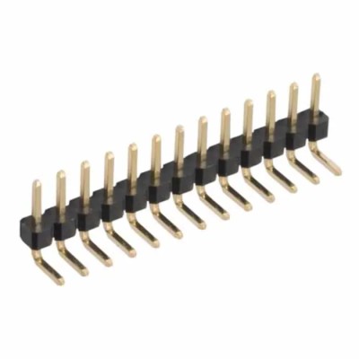 HARWIN M22 Series Right Angle Through Hole Pin Header 10 Contacts 2 mm Pitch 1 Row Unshrouded M22-2031005
