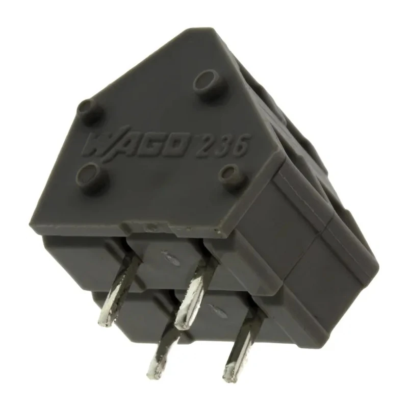 WAGO 236 Series PCB Terminal Block, 2-Contact, 5.08 mm Pitch, 1 Row 236-402