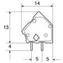 WAGO 236 Series PCB Terminal Block, 2-Contact, 5.08 mm Pitch, 1 Row 236-402