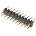 HARWIN M22 Series Straight Through Hole Pin Header, 20 Contacts, 2 mm Pitch, 2 Row, Unshrouded M22-2021005