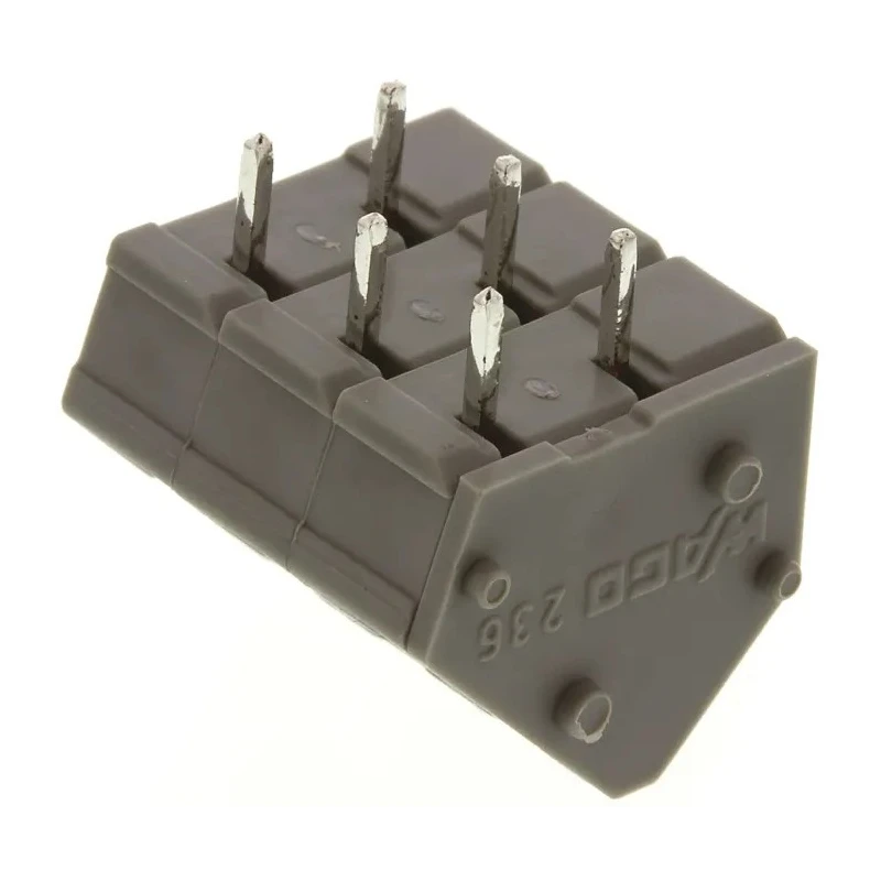 WAGO 236 Series PCB Terminal Block, 3-Contact, 5.08 mm Pitch, 1 Row 236-403
