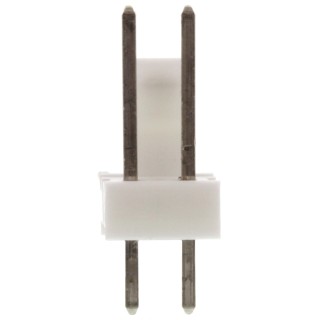 TE Connectivity MTA-100 Series 2 Contact Straight Through Hole Pin Header 2.54 mm Pitch 1 Row Unshrouded 640456-2