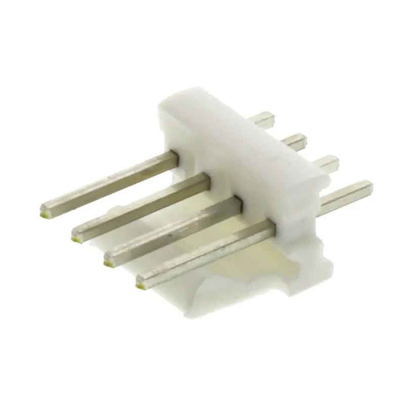 TE Connectivity MTA-100 Series Straight Through Hole Pin Header, 4 Contacts, 2.54 mm Pitch, 1 Row, Unshrouded 640456-4