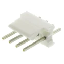 TE Connectivity MTA-100 Series Straight Through Hole Pin Header, 4 Contacts, 2.54 mm Pitch, 1 Row, Unshrouded 640456-4