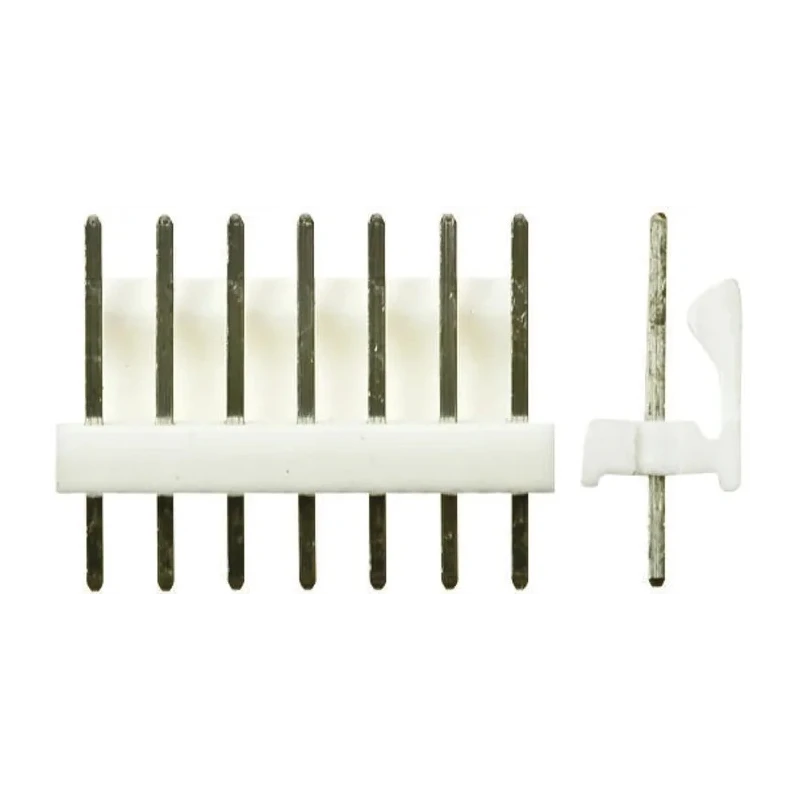 TE Connectivity MTA-100 Series Straight Through Hole Pin Header 7 Contacts 2.54 mm Pitch 1 Row Unshrouded 640456-7