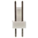 TE Connectivity MTA-100 Series Straight Through Hole Pin Header, 2 Contact, 2.54 mm Pitch, 1 Row, Unshrouded 640456-2