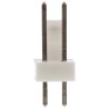 TE Connectivity MTA-100 Series Straight Through Hole Pin Header, 2 Contact, 2.54 mm Pitch, 1 Row, Unshrouded 640456-2