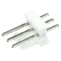 TE Connectivity MTA-100 Series Straight Through Hole Pin Header 3 Contacts 2.54 mm Pitch 1 Row Unshrouded 640456-3