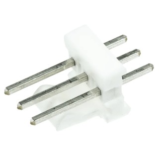 TE Connectivity MTA-100 Series Straight Through Hole Pin Header 3 Contacts 2.54 mm Pitch 1 Row Unshrouded 640456-3