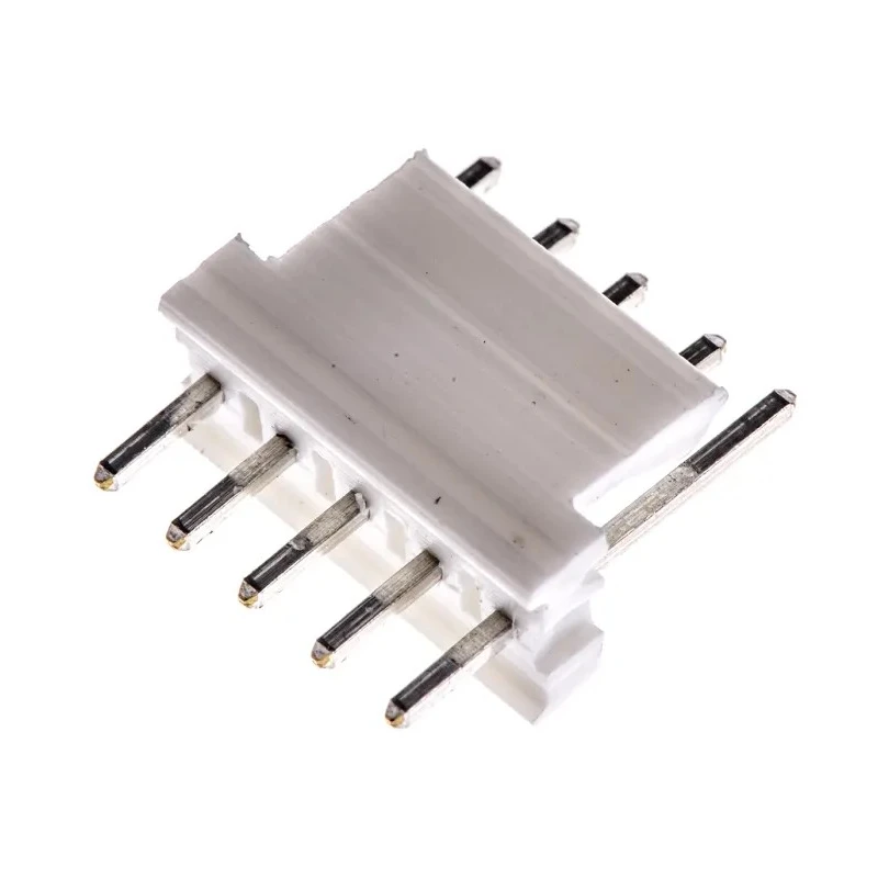 TE Connectivity MTA-100 Series Straight Through Hole Pin Header 5 Contacts 2.54 mm Pitch 1 Row Unshrouded 640456-5