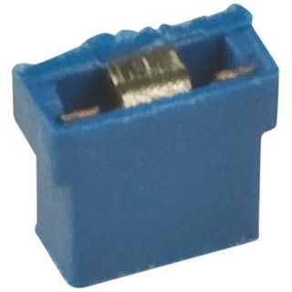 HARWIN Jumper Straight Female Blue Open Top 2 Way 1 Row 2 mm Pitch M22-1910005