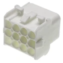 TE Connectivity Universal MATE-N-LOK Female Connector Housing 12 Way 4 Row 6.35 mm Pitch 350783-1
