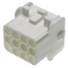 TE Connectivity Universal MATE-N-LOK Female Connector Housing 6.35 mm Pitch 12 Way 4 Row Straight 350783-1