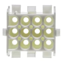TE Connectivity Universal MATE-N-LOK Female Connector Housing 6.35 mm Pitch 12 Way 4 Row Straight 350783-1