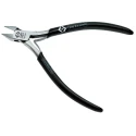 CK Full Flush Side Cutter with 9mm Jaw Width, 110mm Overall Length, Alloy Steel Jaw, Bi-Metal Handle T3780F