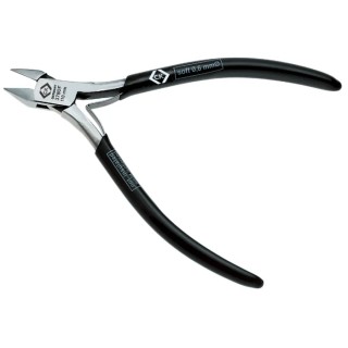 CK Full Flush Side Cutter with 9mm Jaw Width, 110mm Overall Length, Alloy Steel Jaw, Bi-Metal Handle T3780F