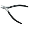 CK Full Flush Side Cutter with 9mm Jaw Width, 110mm Overall Length, Alloy Steel Jaw, Bi-Metal Handle T3780F