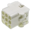 TE Connectivity Universal MATE-N-LOK Female Connector Housing 6.35 mm Pitch 9 Way 3 Row Straight 350782-1