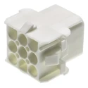 TE Connectivity Universal MATE-N-LOK Female Connector Housing 6.35 mm Pitch 9 Way 3 Row Straight 350782-1