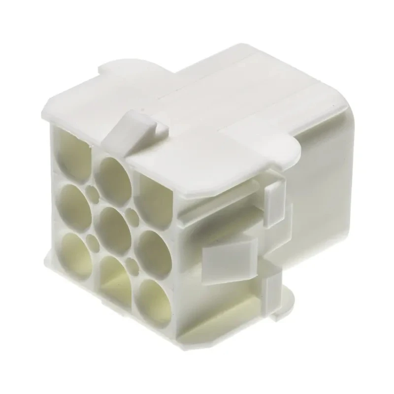 TE Connectivity Universal MATE-N-LOK Female Connector Housing 6.35 mm Pitch 9 Way 3 Row Straight 350782-1
