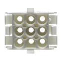 TE Connectivity Universal MATE-N-LOK Female Connector Housing 6.35 mm Pitch 9 Way 3 Row Straight 350782-1