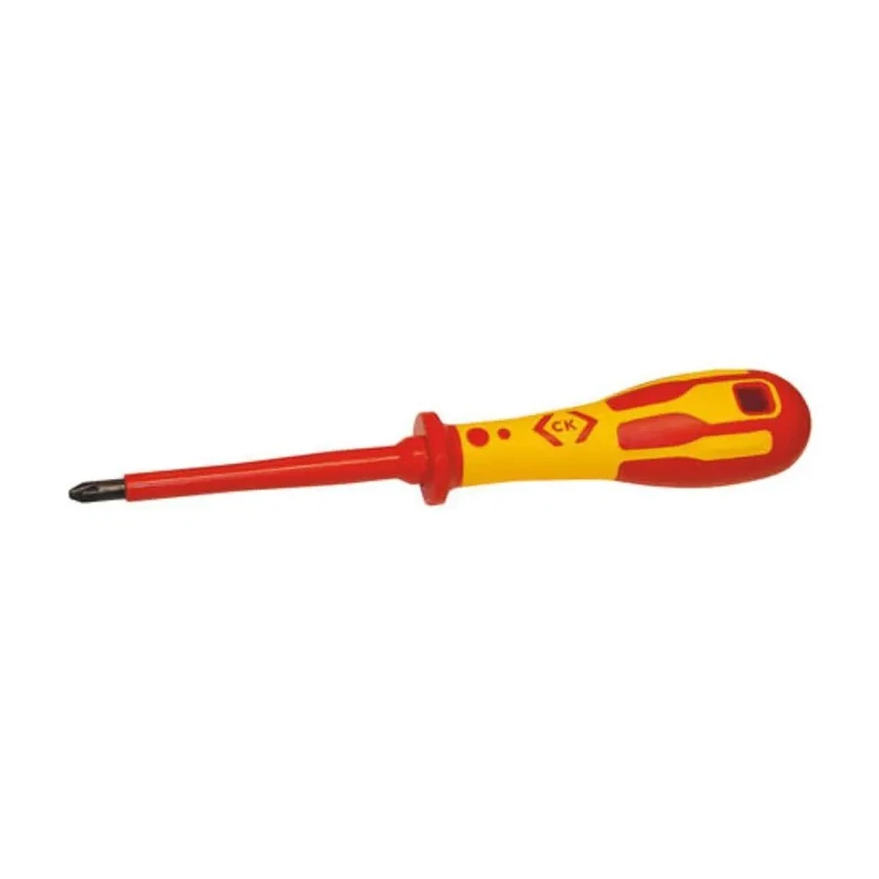 CK Insulated Screwdriver PZ1 Tip 80 mm Blade VDE 1000V Approved 187 mm Overall T49143-1