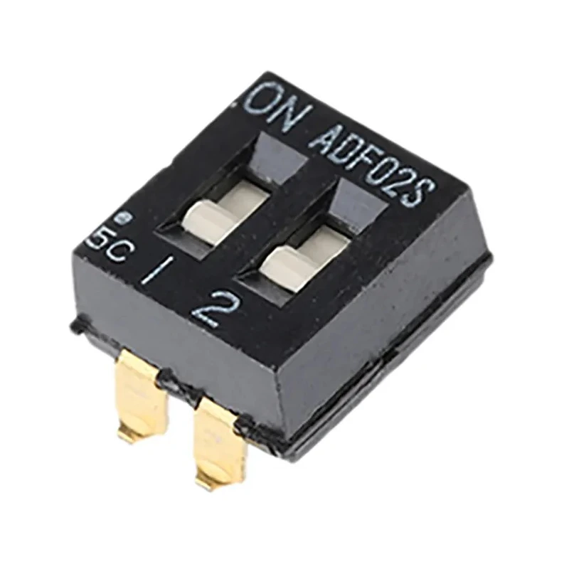 TE Connectivity Slide Rotary Coded DIP Switch Surface Mount ADF02S04