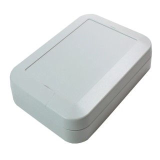 Takachi Electric Industrial WP Series Grey Lid Acrylonitrile Styrene Acrylate Enclosure IP67 40 mm x 130 mm x 90 mm WP9-13-4G