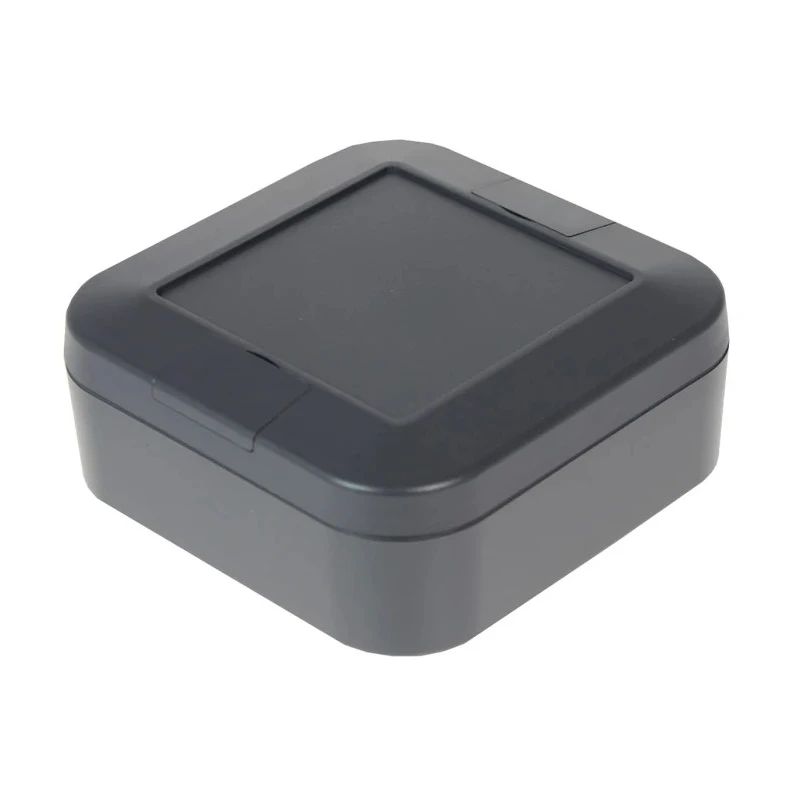 Takachi Electric Industrial WP Series Low Profile Grey Lid ABS Enclosure IP67 40 mm x 100 mm x 100 mm WP10-10-4C