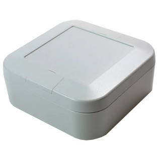 Takachi Electric Industrial WP Series Grey Lid Acrylonitrile Atyrene Acrylate Enclosure IP67 25mm x 100mm x 100mm WP10-10-3G