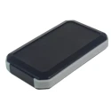 Takachi Electric Industrial WH Series Black, Grey ABS Handheld Enclosure Integral Battery Compartment IP67 WH145-25-N-BL