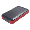 Takachi Electric Industrial WH Series Black, Red ABS Handheld Enclosure Integral Battery Compartment IP67 IP40 WH145-25-N-BR
