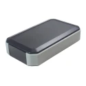 Takachi Electric Industrial Black Grey ABS Handheld Enclosure Integral Battery Compartment IP67 IP40 88 mm WH145-33-M2-BL