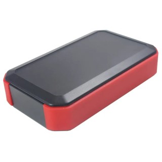 Takachi Electric Industrial WH Series Black, Red ABS Handheld Enclosure Integral Battery Compartment IP40 IP67 WH145-33-N-BR