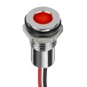 RS PRO Red Panel Mount Indicator 12V DC 20mA Lead Wire Termination IP67 Flush 132-9118