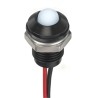 RS PRO White Panel Mount Indicator 24V DC 20mA Lead Wire Termination IP67 Prominent Bezel 132-9142