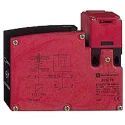 Telemecanique Sensors XCS-TE Series Solenoid Interlock Switch with Power to Unlock Actuator XCSTE7512