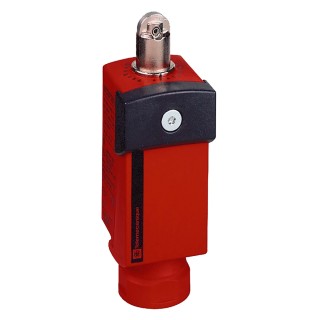 Telemecanique Sensors XCS Series Roller Plunger Limit Switch, 1 NO/2 NC, IP66 IP67, Plastic Housing, 400V AC, 6A XCSP3902P20