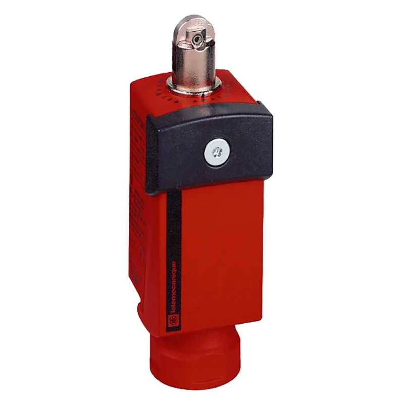 Telemecanique Sensors XCS Series Roller Plunger Limit Switch, 1 NO/2 NC, IP66 IP67, Plastic Housing, 400V AC, 6A XCSP3902P20