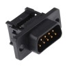 RS PRO 9 Way Straight 1.27 mm Pitch Cable D-Sub Connector Male 250V 3A 642-4840