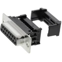 RS PRO 15 Way Straight 1.27 mm Pitch Cable D-Sub Connector Female 250V 1A 642-4890