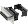 RS PRO 15 Way Straight 1.27 mm Pitch Cable D-Sub Connector Female 250V 1A 642-4890