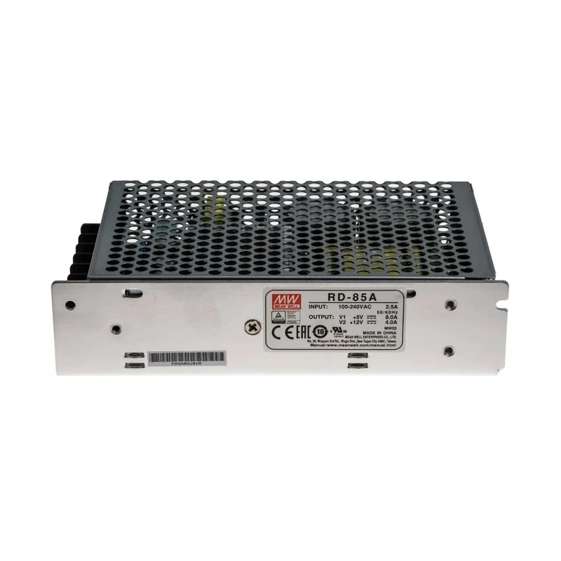 MEAN WELL RD-85A Switching Power Supply Dual Output 12V DC 88W Universal AC/DC Input Chassis Mount RD-85A