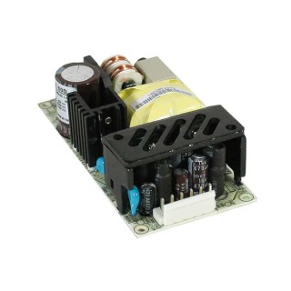 MEAN WELL Switching Power Supply, 3 Output, 15V DC, 50W, Universal Input 90-264V AC / 127-370V DC, Chassis Mount RPT-60C