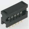 RS PRO 14-Way IDC Connector Male for Cable, 2 Row, Gold Plated Brass Contacts, 250V, 3A, Right Angle 642-5067