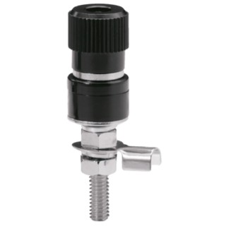 Sato Parts Black Female Banana Socket, 4 mm Connector, Solder Termination, 125V, 10A T-12-12-B