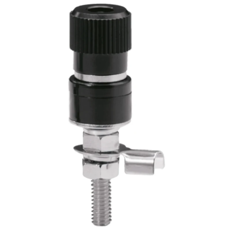 Sato Parts Black Female Banana Socket, 4 mm Connector, Solder Termination, 125V, 10A T-12-12-B
