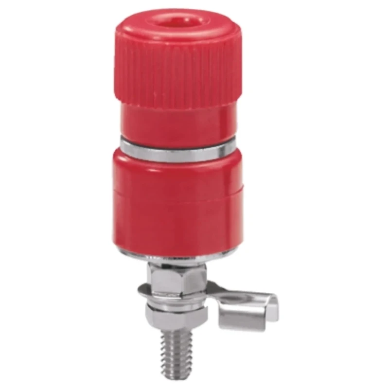 Sato Parts Red Female Banana Socket 4 mm Connector Solder Termination 125V 10A T-12-16-R