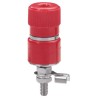 Sato Parts Red Female Banana Socket 4 mm Connector Solder Termination 125V 10A T-12-16-R