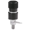 Sato Parts Black Female Banana Socket 4 mm Connector Solder Termination 125V 10A T-375-12-B
